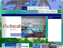 Tablet Screenshot of hotelesestur.com